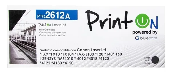 Tóner Printon Pto2612A Compatible con Hp Laser Jet 1010 1012